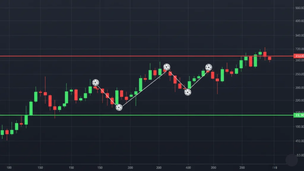 Support and Resistance with Trendlines